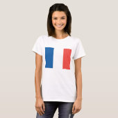 Flagge Frankreichs T-Shirt (Vorne ganz)