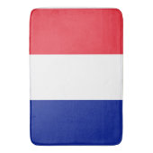 Flagge Frankreichs Tricolore Badematte (Vorderseite Vertikal)