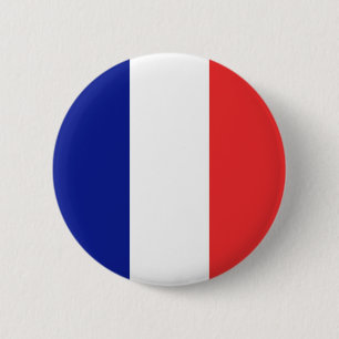Flagge Frankreichs Tricolore Button
