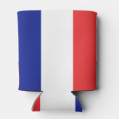 Flagge Frankreichs Tricolore Dosenkühler (Rückseite)