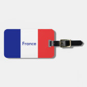 Flagge Frankreichs Tricolore Gepäckanhänger (Vorderseite horizontal)