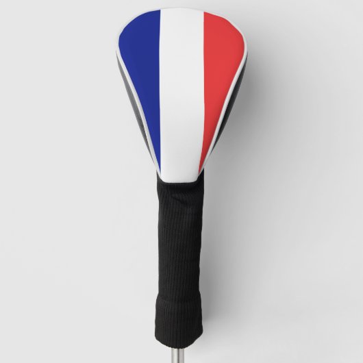 Flagge Frankreichs Tricolore Golf Headcover (Vorderseite)