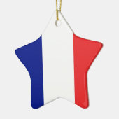 Flagge Frankreichs Tricolore Keramikornament (Links)