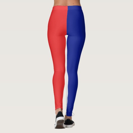 Flagge Frankreichs Tricolore Leggings (Rückseite)