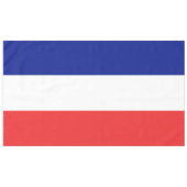 Flagge Frankreichs Tricolore Tischdecke (Vorderseite (Horizontal))