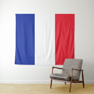 Flagge Frankreichs Tricolore Wandteppich