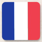 Flagge Frankreichs Untersetzer (Vorderseite)