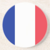 Flagge Frankreichs Untersetzer (Vorne)