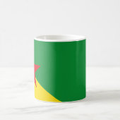 Flagge Französisch-Guayana Kaffeetasse (Mittel)