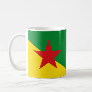 Flagge Französisch-Guayana Kaffeetasse