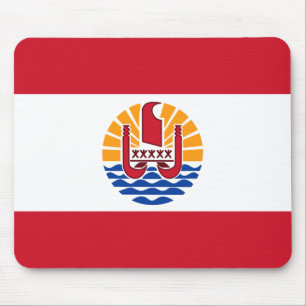Flagge Französisch-Polynesien-Mousepad Mousepad