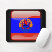 Flagge Französisch-Polynesiens Mousepad (Mit Mouse)