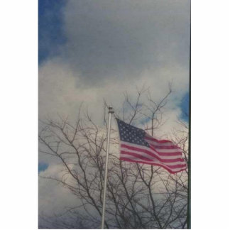 Flagge Freistehende Fotoskulptur