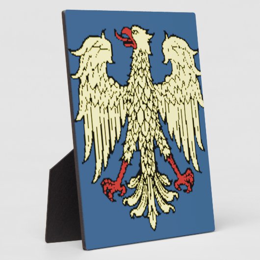 Flagge Friaul-Julisch Venetien (Italien) Fotoplatte (Seite)