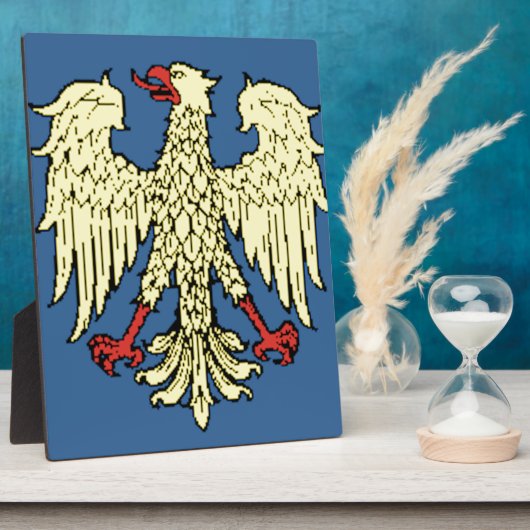 Flagge Friaul-Julisch Venetien (Italien) Fotoplatte (Seite)