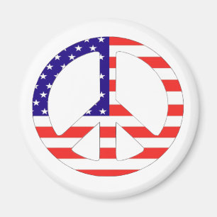 Flagge-Friedenssymbol Magnet