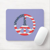 Flagge-Friedenszeichen Mousepad (Mit Mouse)