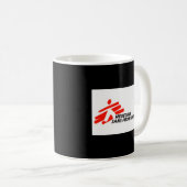 Flagge für Ärzte ohne Grenzen Kaffeetasse (VorderseiteRechts)