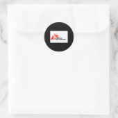 Flagge für Ärzte ohne Grenzen Runder Aufkleber (Tasche)