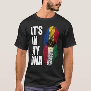 Flagge für das bulgarische und moldawische DNA-Erb T-Shirt