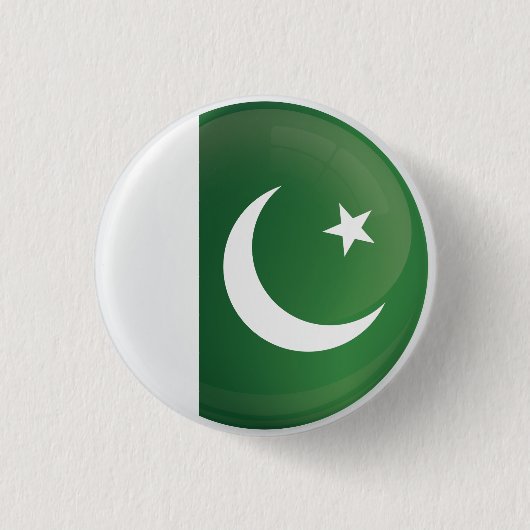 Flagge für das Pakistan-Round-Icon Button (Vorderseite)