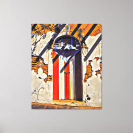 Flagge für den Riesenspass Leinwanddruck