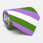 Flagge für Genderqueer Krawatte (Gerollt)