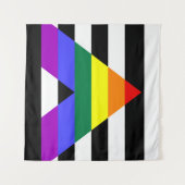 Flagge für gerade Allegie Wandteppich (Vorderseite (Horizontal))