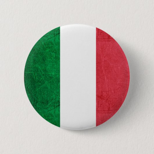 Flagge für Italien-Knopf Button (Vorderseite)