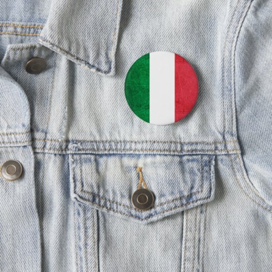 Flagge für Italien-Knopf Button (Beispiel)