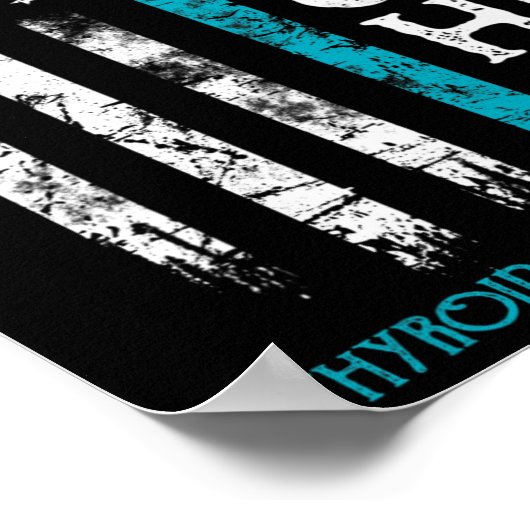 Flagge für Krebs Poster (Ecke)