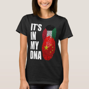 Flagge für kuwaitisches und chinesisches DNA-Gemis T-Shirt