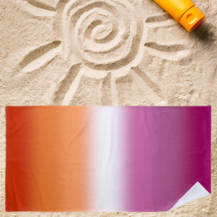 Flagge für Lesben - lesbische Flagge Strandtuch