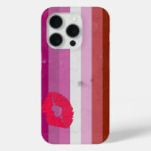 Flagge für Lesben (Lipstick) Case-Mate iPhone Hülle (Rückseite)