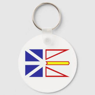 Flagge für Neufundland Schlüsselanhänger