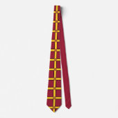 Flagge für Northamptonshire Neck Tie Krawatte (Vorderseite)