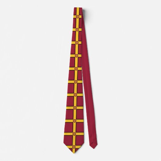 Flagge für Northamptonshire Neck Tie Krawatte (Vorderseite)