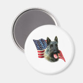 Flagge für Scottish Terrier (Bindle) Magnet (Vorderseite/Rückseite)