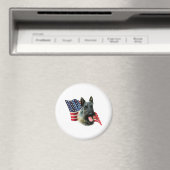Flagge für Scottish Terrier (Bindle) Magnet (In Situ (Geschirrspüler))