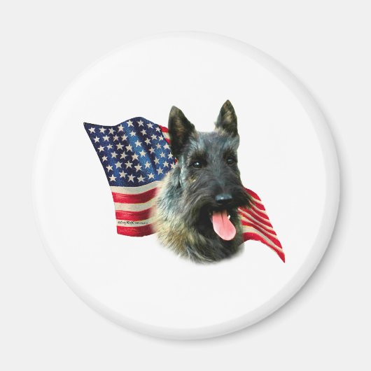 Flagge für Scottish Terrier (Bindle) Magnet (Vorne)