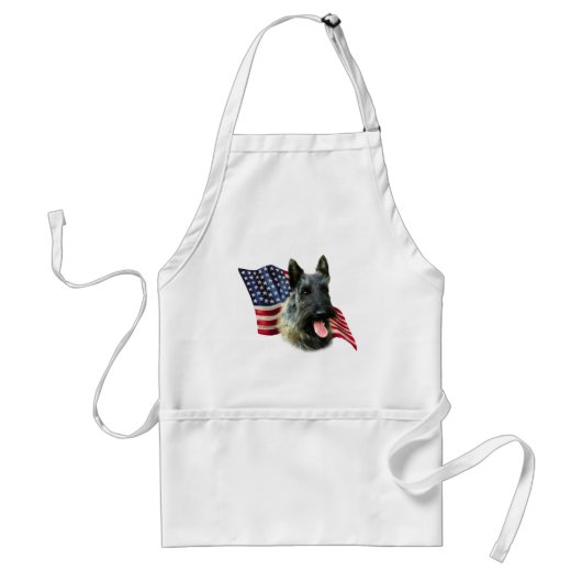 Flagge für Scottish Terrier (Bindle) Schürze (Vorne)