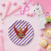 Flagge für Thai Stripes Pappteller (Party)