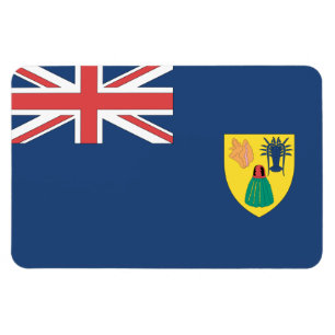 Flagge für Türken und Caicos Magnet