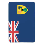 Flagge für Türken und Caicos Magnet (Vertikal)