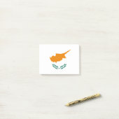 Flagge für Zypern - Post-it®-Hinweise Post-it Klebezettel (Auf Schreibtisch)