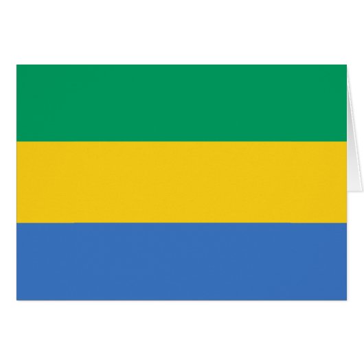 Flagge Gabuns (Vorderseite (Horizontal))