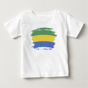 Flagge Gabuns Baby T-shirt