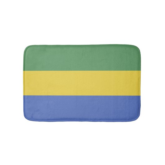 Flagge Gabuns Badematte (Vorderseite)