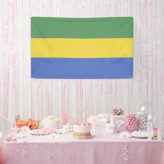 Flagge Gabuns Banner (Party)