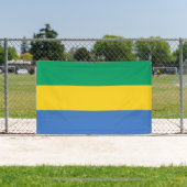Flagge Gabuns Banner (InSitu)